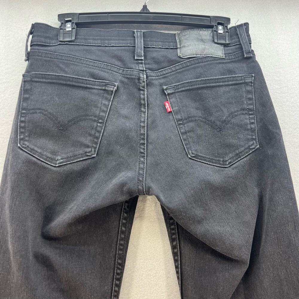 Levi's 511 Men's Slim Fit Jeans Size W29 L32 Black Label Normcore Skater School - Picture 3 of 15